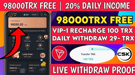 98000trx Free Trx Mining Website Today Tron Mining Website Mine