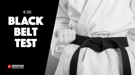 Rank Test Black Belt Test Youtube