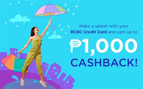 Activate And Earn Up To ₱1000 Cashback Rcbc Credit Cards