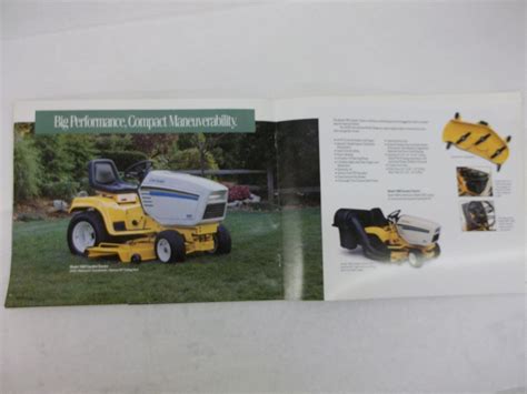 Cub Cadet Super Garden Tractors Sales Brochure 1782 1882 2082 2182 1860 1862 Ebay