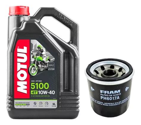 Kit Troca De Oleo E Filtro Mt R Xj Fz Motul Lts W