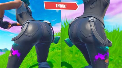 New Thick Tilted Teknique Skin With Awesome Hot Dances Front And Back Perspective Youtube