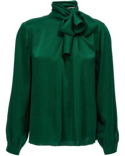 Green Alberta Ferretti Tops For Women Lyst