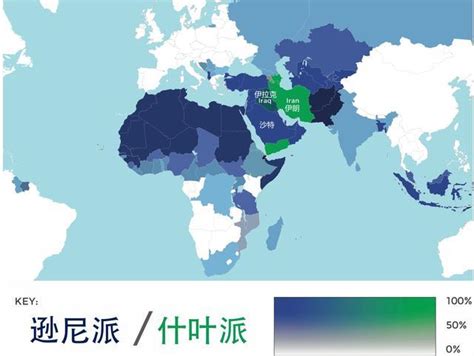 什叶派国家分布图 知晓星球