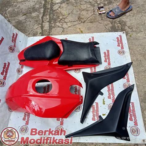 Cover Kondom Tangki Body Belakang Model R Pnp Yamaha Vixion Nvl Nva