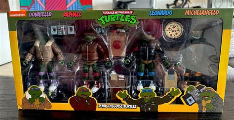 Neca Tmnt Punk Disguise Turtles Haulathon Exclusive Action Figure