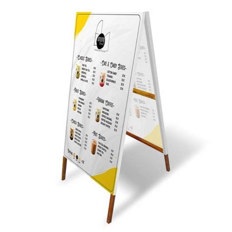 Jual Stand Banner Standing Banner Lipat Menggunakan Engsel 2 Sisi