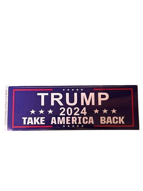 Trump 2024 Bumper Sticker - Etsy