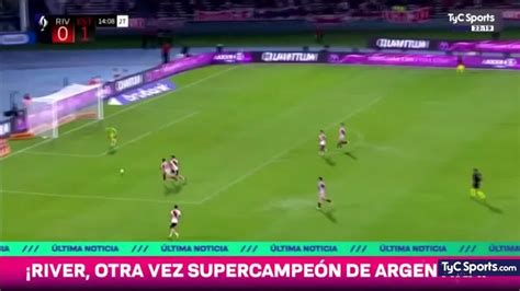 River Vs Estudiantes El Compacto Del Partido