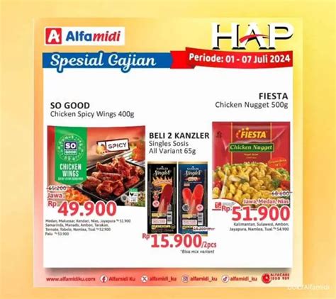 Katalog Promo Alfamidi Hemat Satu Pekan Spesial Gajian Periode 1 7 Juli