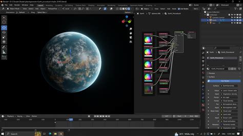 Planet Earth Generator Procedural Shader Blender Market