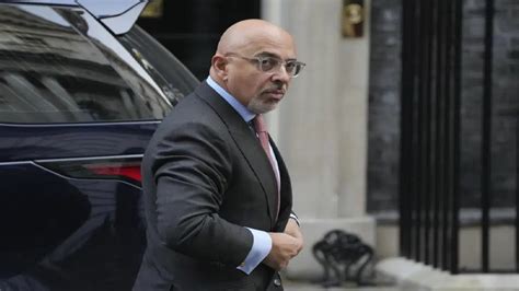 United Kingdom Pm Rishi Sunak Fires Party Chairman Nadhim Zahawi Over