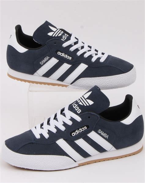 Adidas Samba Super Trainers Navywhite