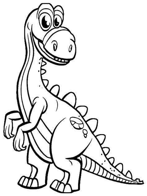 Dinosaur Coloring Page · Creative Fabrica