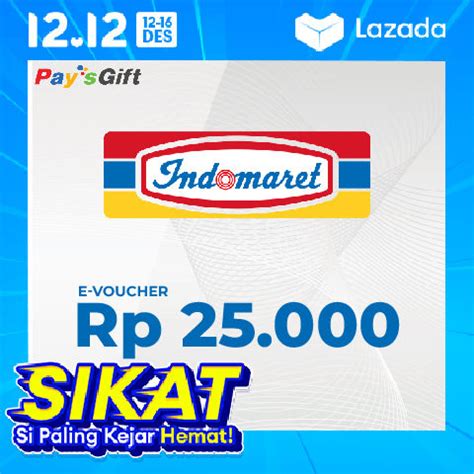 Voucher Digital Indomaret Value Rp 25 000 Februari Promo Lazada