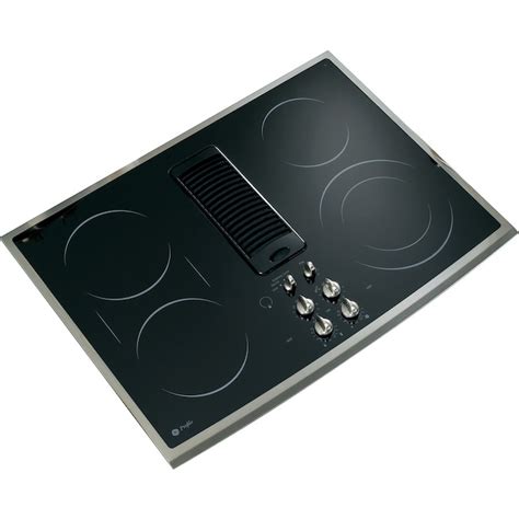 Ge Profile 5 Element Smooth Surface Downdraft Electric Cooktop