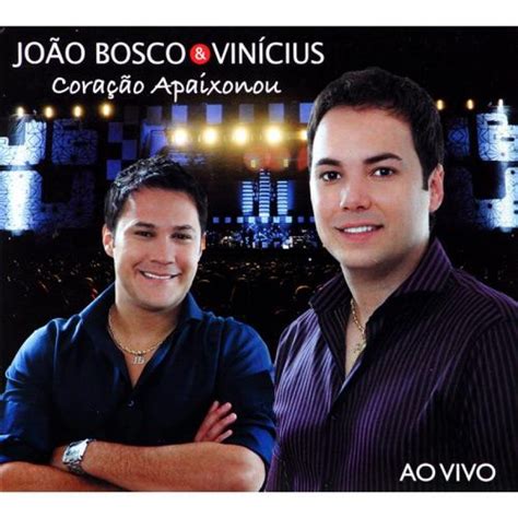 Cd João Bosco And Vinícius Coração Apaixonou Ao Vivo