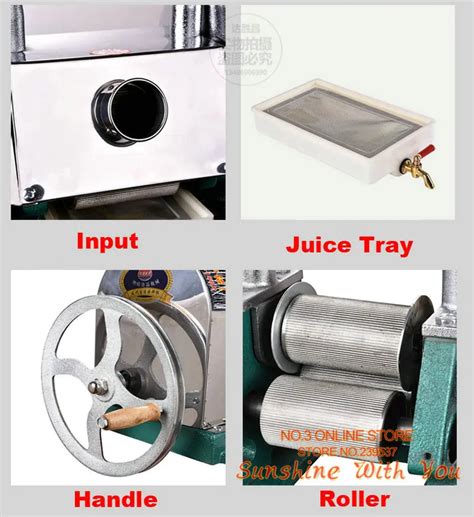 Buy Heavy Duty Stainless Steel Roller Manual Sugarcane