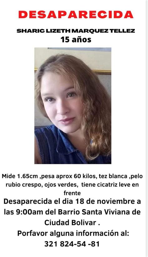 Alerta En Bogotá Por Desaparición De Menor De 15 Años