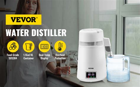 Vevor Water Distiller Gal Distilled Water Maker L Pure Water