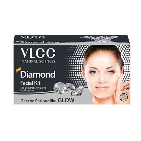 VLCC Natural Science Diamond Facial Kit For Face Packaging Size 60 G