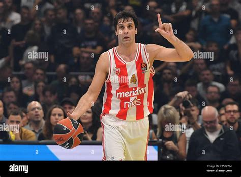 Belgrado Serbia 26 De Octubre De 2023 Milos Teodosic De Crvena