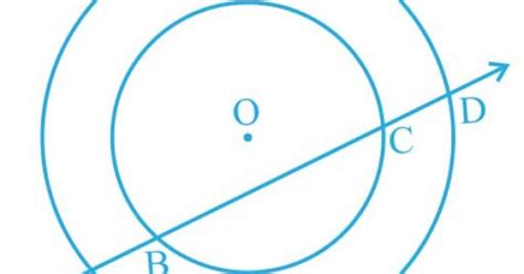 If A Line Intersects Two Concentric Circles Circles With The Same