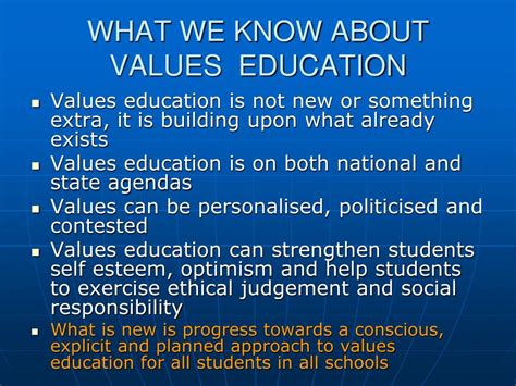 PPT - Values Education PowerPoint Presentation, free download - ID:479793