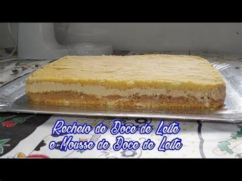 Bolo Recheios Doce De Leite E Mousse De Doce De Leite Bru Na