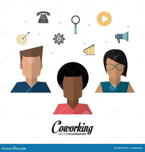 Coworking Icon Design Stock Vector Illustration Of Info 66031910