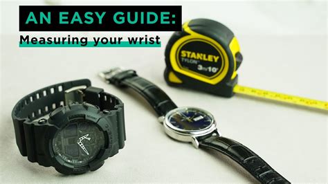 How To Measure Your Wrist For A Watch Youtube