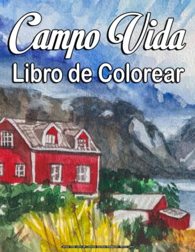 Campo Vida Libro de Colorear Adultos Relajación NYOU Libro Casas