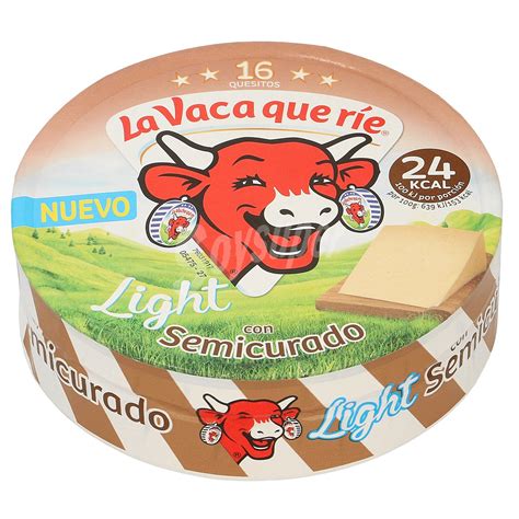 La Vaca Que Ríe Queso En Porciones Light Caja 250 G 16 Porciones