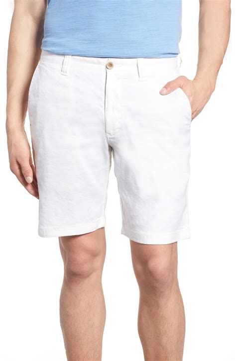 Mens White Beach Shorts