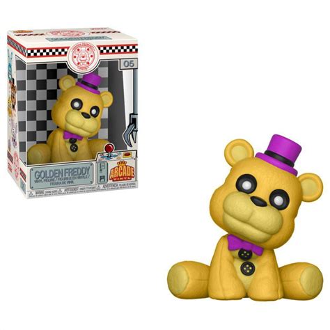 Funko Boneco Golden Freddy Arcade Vinil Five Nights At Freddy S