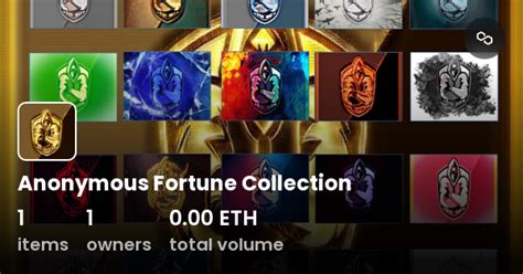 Anonymous Fortune Collection Collection Opensea