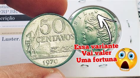 50 CENTAVOS ANO 1970 ESSA MOEDA TEM UM DETALHE MUITO RARO E VALIOSO NA