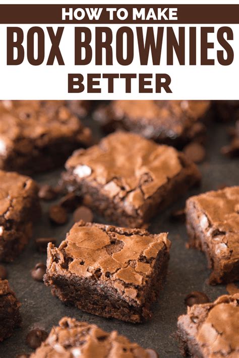 How To Make Box Brownies Better Insanely Good