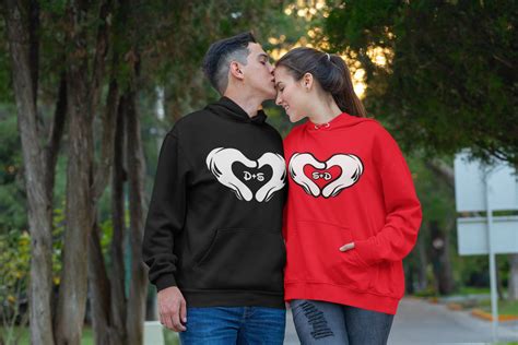 Matching Hoodies His And Hers Couple Hoodies Matching Etsy