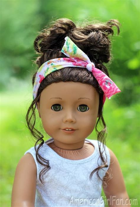 Doll craft how to make a head scarf no sew – Artofit