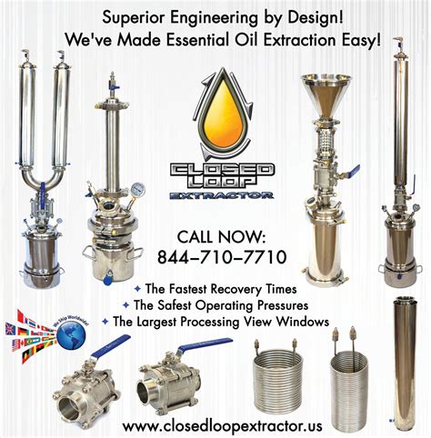 World Wide Highest Quality Essential Oil Extractors By Design
