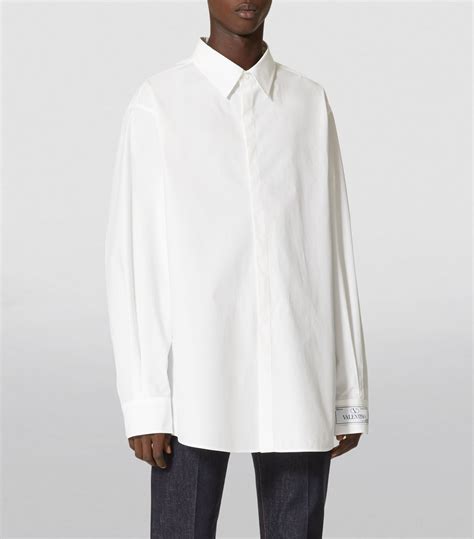 Valentino Logo Patch Shirt Harrods US