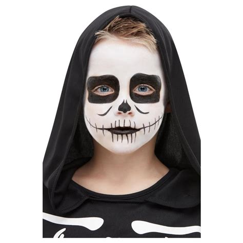 Kid S Makeup Kit Skeleton Reaper Makeup Body Face Paint Body