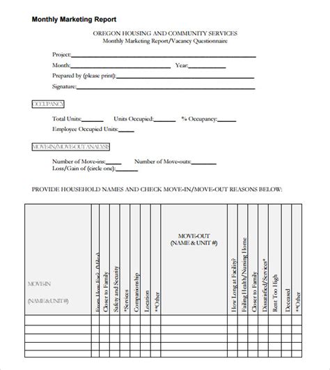 Free 16 Sample Marketing Report Templates In Pdf Ppt Ms Word