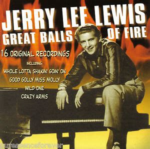 Jerry Lee Lewis Great Balls Of Fire Original Recordings Uk Eu Cd