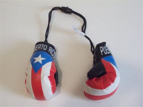 Lot Of 3 Puerto Rico Rican Flag Hanging Mini Boxing Gloves Souvenirs Wholesale Ebay