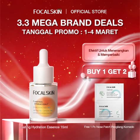 Jual Focalskin Hydrating Serum 8x Hyaluronic Acid Moisturizer Essence