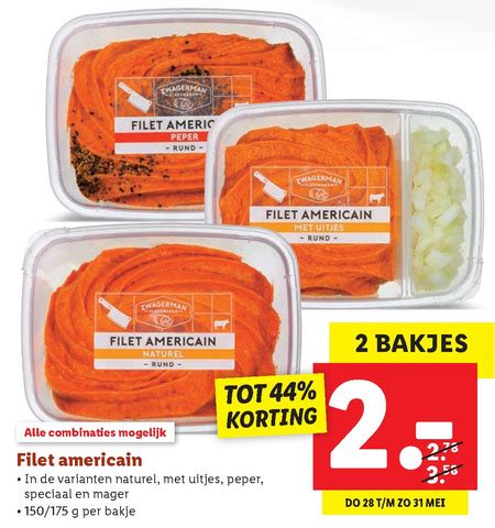 Filet Americain Folder Aanbieding Bij Lidl Details