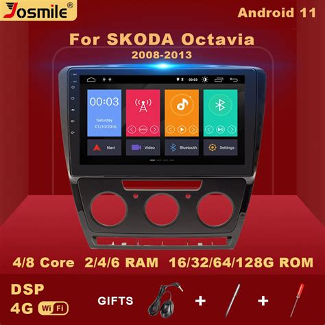 2 Din Android 11 Car Multimedia Player For Skoda Octavia 2 2008 2013 A5