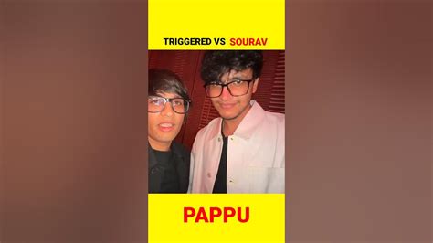 Triggered Insaan Vs Sourav Joshi Shorts Viral Triggeredinsaan